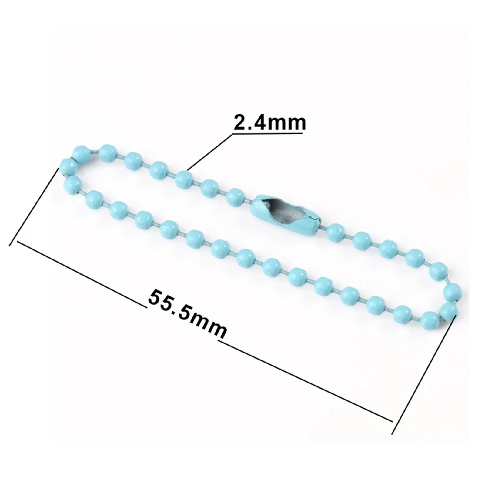 Xcm Chain - 100pcs Ball Bead Chains with Connector