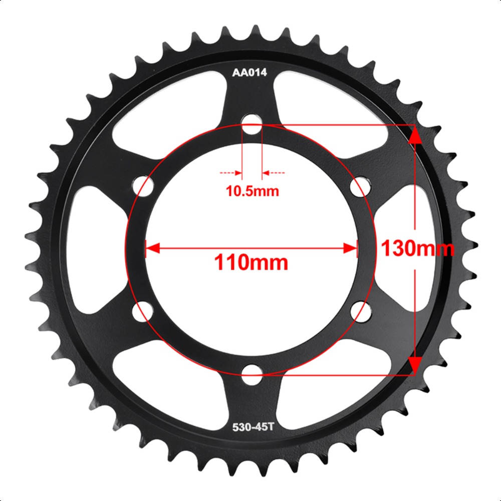 530 17T 530-45T Motor Bike Fro - огляд і ціна 428 Chain