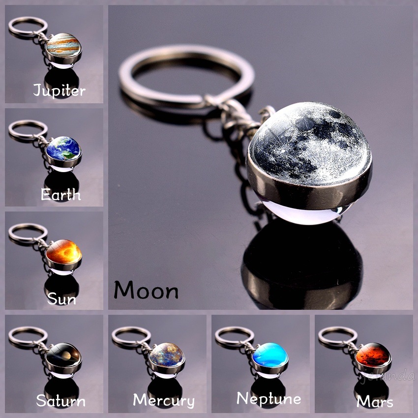 Glass Ball Car Key Chain Earth - огляд і ціна Xcm Chain
