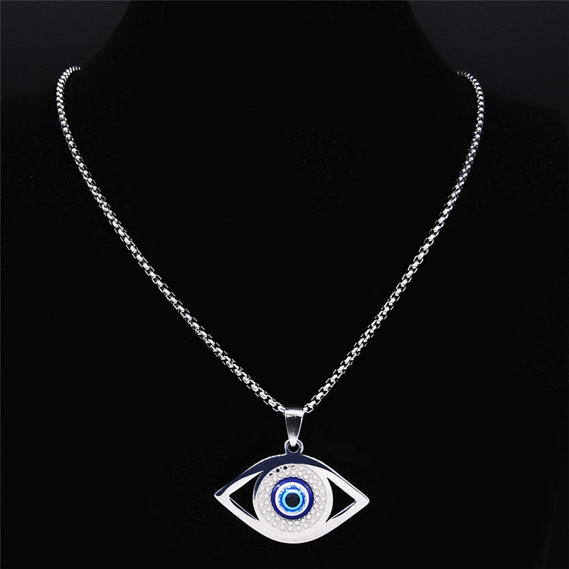 Islam Hamsa Evil Blue Eye Neck - огляд і ціна Steel Chain