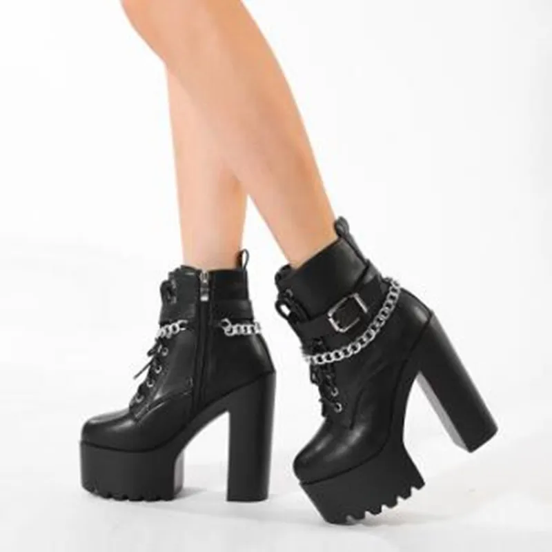 NEW Gothic Buckle Strap Ankle  - огляд і ціна Motorcycle Chain
