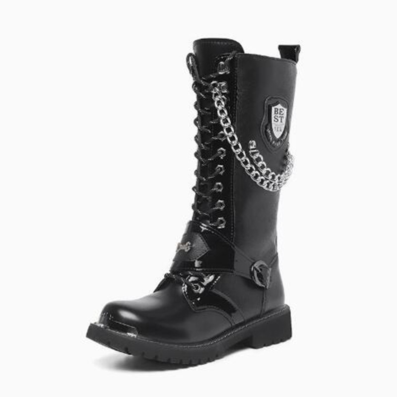 Men Fashion Motorcycle Boots M - огляд і ціна Motorcycle Chain