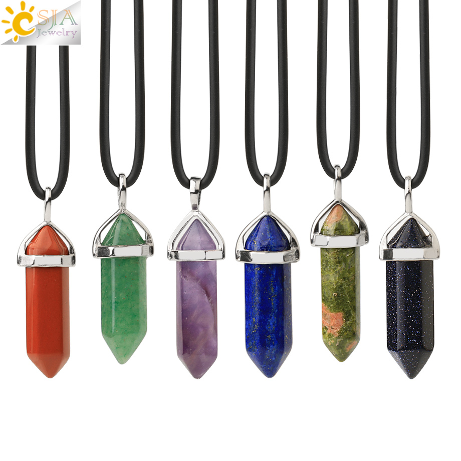 CSJA Crystal Necklaces Natural - огляд і ціна Xcm Chain